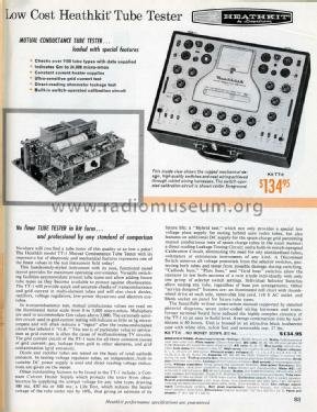 Heathkit TT-1 Tube Tester